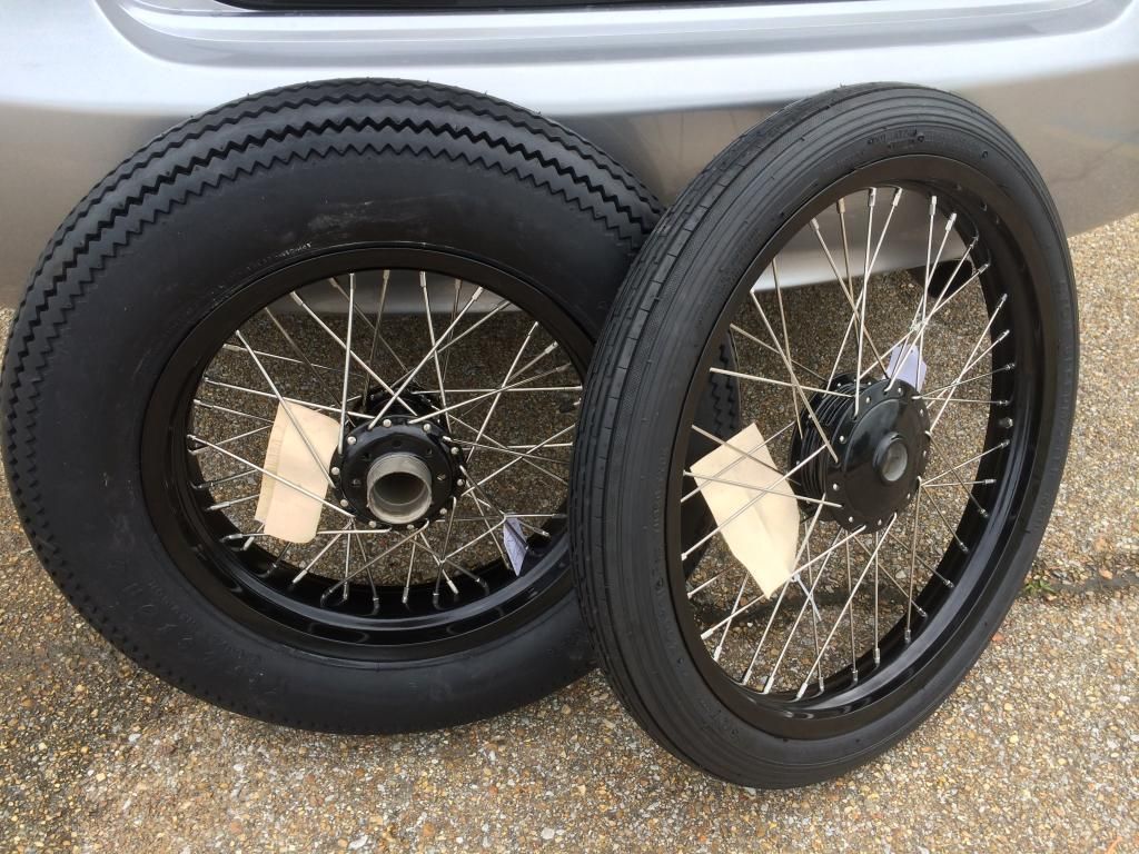 Tires Are On! This Pic Is Really Distorted For Some Reason. I'll Get